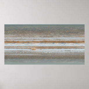 Färgkarta av Jupiter Poster