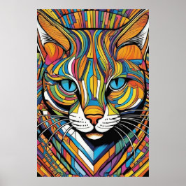 Färgkatten poster