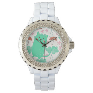 Färgkatter Armbandsur