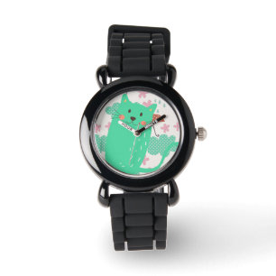 Färgkatter Armbandsur