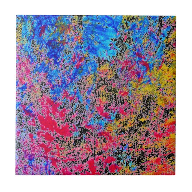 Färgkeramiska plattor kakelplatta (Framsidan)