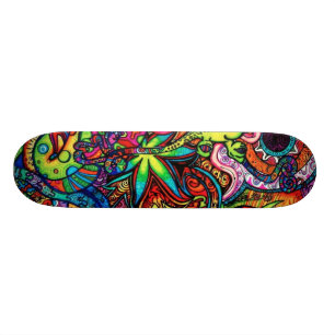 Färgkick Skateboard Bräda 21,5 Cm