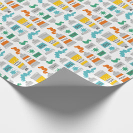 Färgknölar för ljus på vitt presentpapper