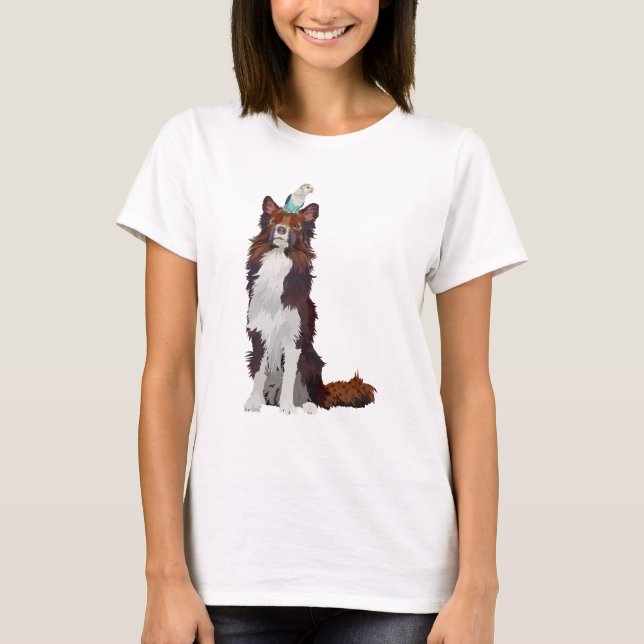 FÄRGKOLLIE OCH BLÅFÅR TEE SHIRT (Framsida)