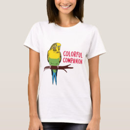 Färgkomplementet: Budgie Parrot Älskare Delight T Shirt