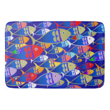 Färgkonst Deco-fiskdesign