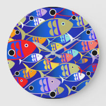 Färgkonst Deco-fiskdesign