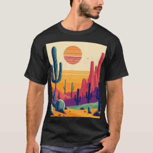 Färgkonst i sydvästra öknen t shirt