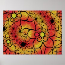 Färgkonst poster från Jimette Design.
