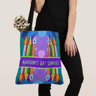 Färgkonsthjälpmedel, Personlig tote Bag Tygkasse