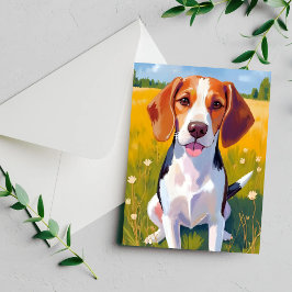 Färgkort för Beagle Hund