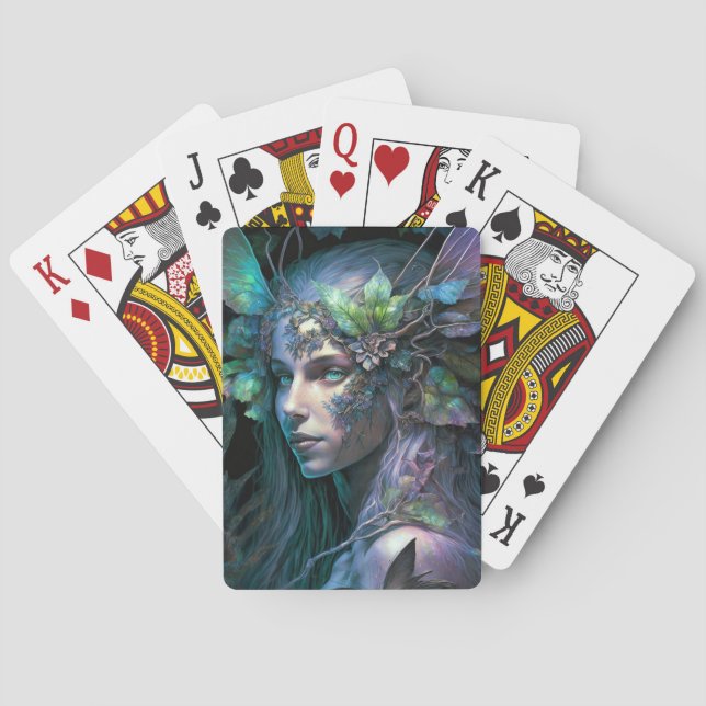 Färgkort för Fairy Fantasy Art-uppspelning Casinokort (Baksidan)