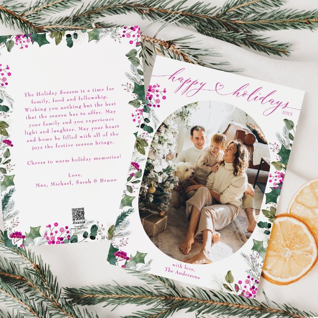 Färgkort för färgad kalligrafi - Helgdag Julkort (Skapare uppladdad)