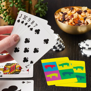 Färgkort för Grisar Casinokort