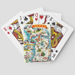 Färgkort för Michigan Karta Casinokort