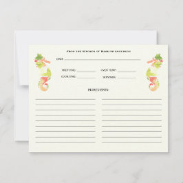 Färgkort för recept för sjöfågel