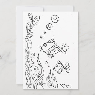 Färgkort för tropisk fisk