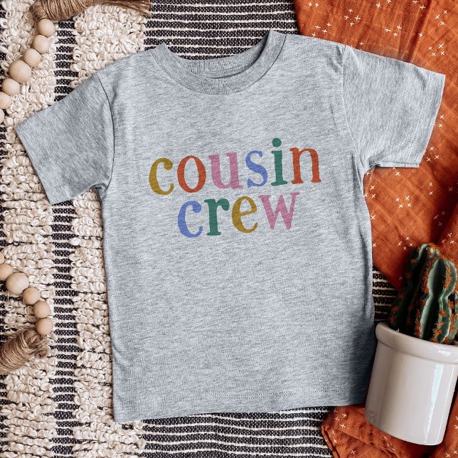 Färgkosinmatchningsfamilj för besättningsmedlemmar t shirt (Skapare uppladdad)