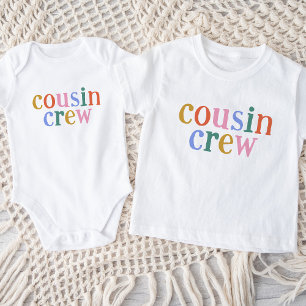 Färgkosinmatchningsfamilj för besättningsmedlemmar t shirt