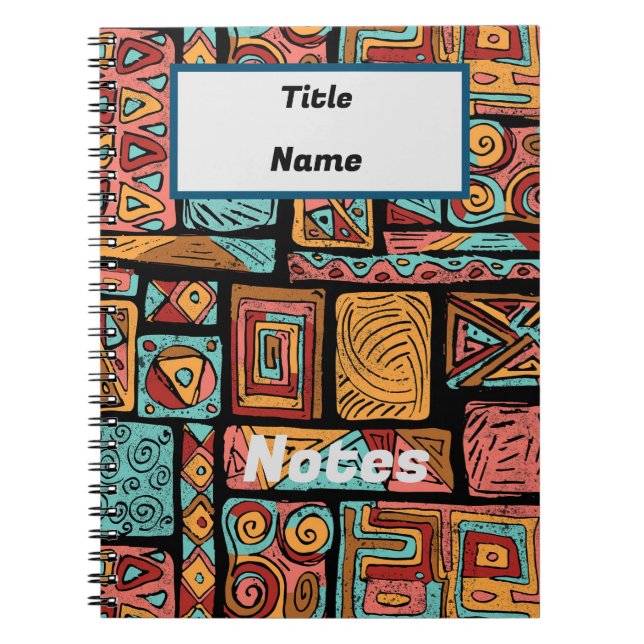 Färgkub Anteckningsbok (Framsidan)