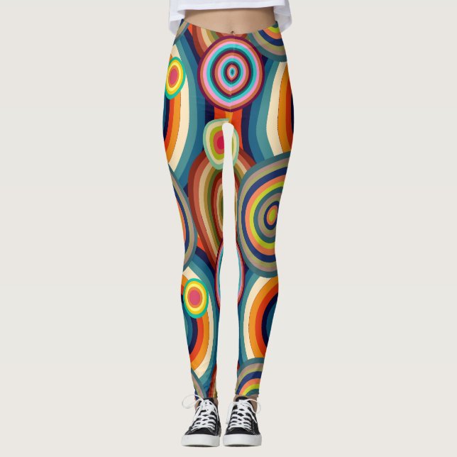 Färgkulör Leggings (Framsida)