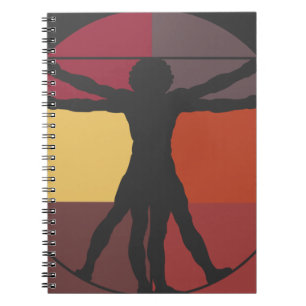 FärgkvarterVitruvian man Anteckningsbok