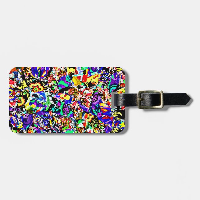 Färglackering av abstrakt iPad luft fodral Bagagebricka (Horisontell Framsida)