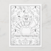 Färglägg din egen kalkon