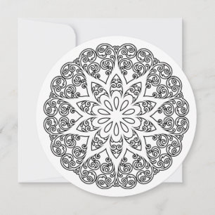 Färglägg din egen MANDALA - Gör-det-själv-färgbok