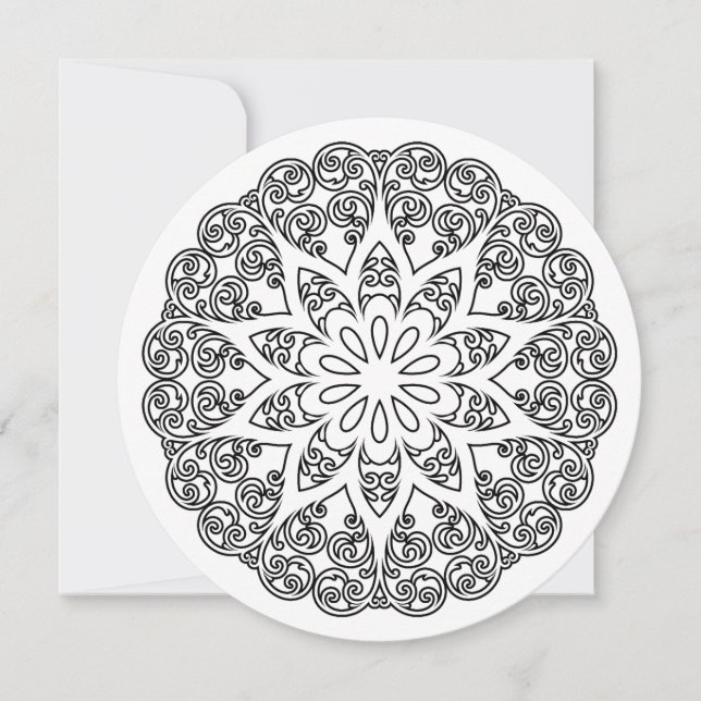 Färglägg din egen MANDALA - Gör-det-själv-färgbok  (Framsida)