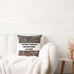 Färgläggare Sticka Crochet Crafty Kärlek-garn Kudde