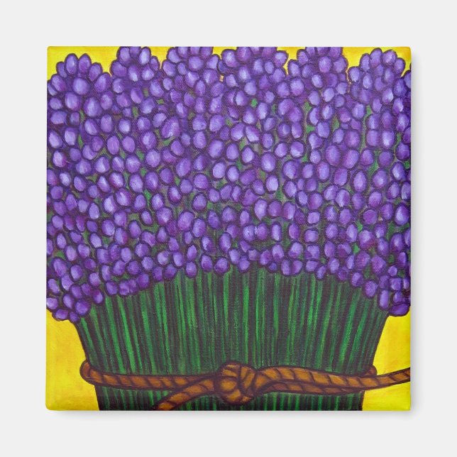 Färglavender Magnet (Framsidan)