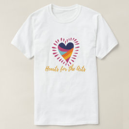 Färglös Abstrakt Art Heart T Shirt