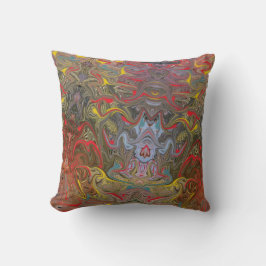 Färglös Abstrakt Art Kudde