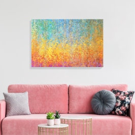 Färglös Abstrakt Aspen Träd Canvas