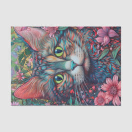 Färglös Abstrakt Katt