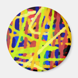 Färglös Abstrakt Magnet