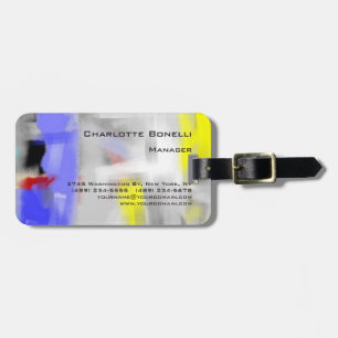 Färglös Abstrakt Modern Minimalist Bagagebricka