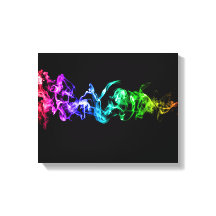 Färglös Abstrakt Rök - Ett regnbåge i Mörken Ca