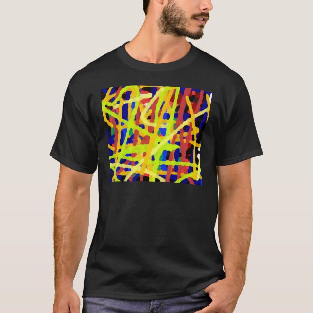 Färglös Abstrakt T-shirt (Framsida)