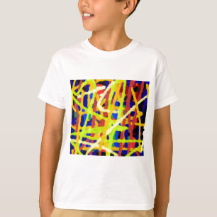 Färglös Abstrakt Tee Shirt