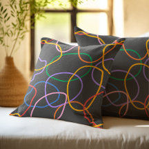 Färglös Abstrakt Vågigt Linjer Mönster