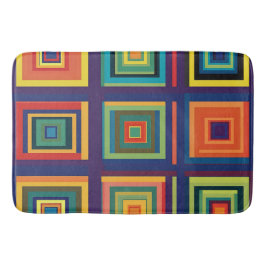 Färglös återloppsblockdesign badrumsmatta