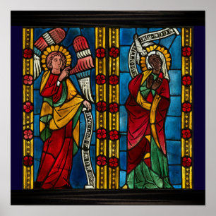Färglös avstötning med Mary och Gabriel Poster