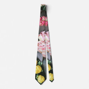 färglös blomma slips