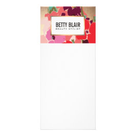 Färglös Blommigt, Guld Elegant Mode och skönhet Reklamkort