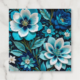 Färglös Blommigt Needlepoint Art Gift-Märkre Gåvor Etiketter