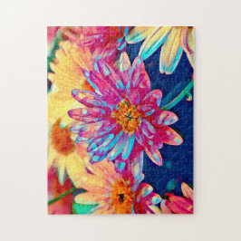 Färglös Blommigt Prism Pussel