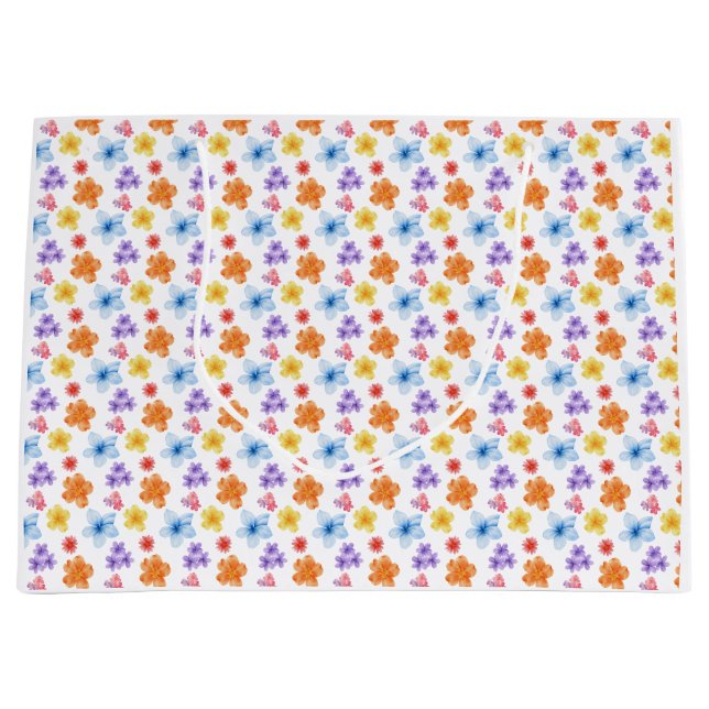 Färglös Blommigt Skriv ut (Framsidan)