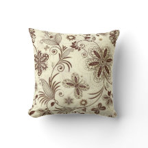 Färglös Blommigt Sömlös Mönster